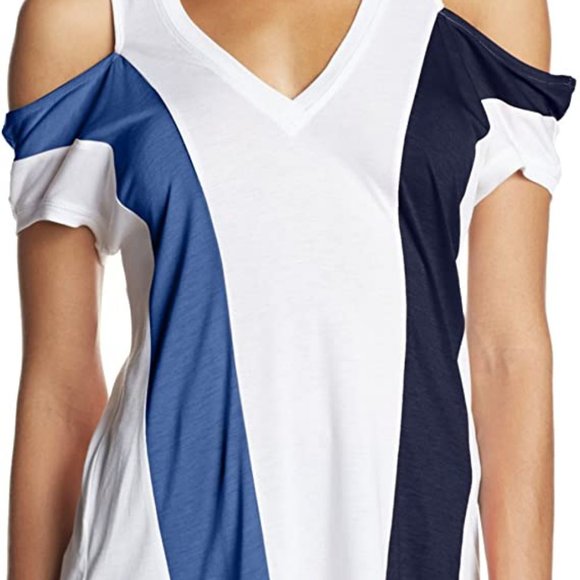 BCBGMAXAZRIA Colorblock Tee - Picture 2 of 4